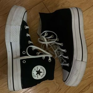 Platform high top converse size 8